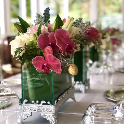 Reception Pink Flowers